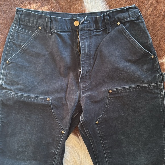 Carhartt dungaree fit double knee 34x30 black - Picture 2 of 11